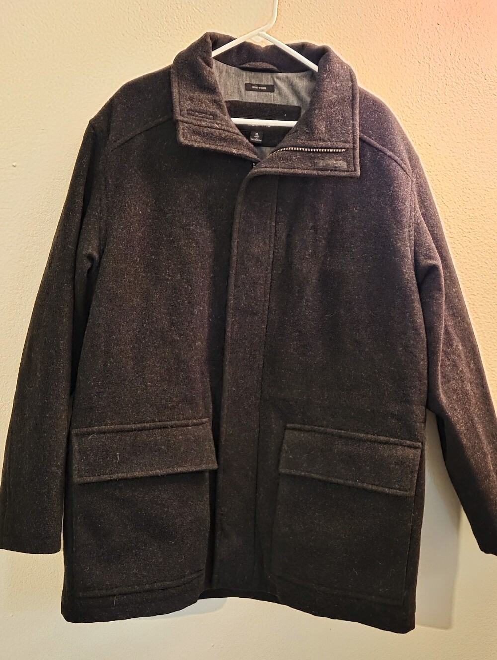 Claiborne Women's Dark Gray 100% Wool Jacket